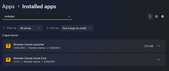 Uninstall Rockstar Games Launcher